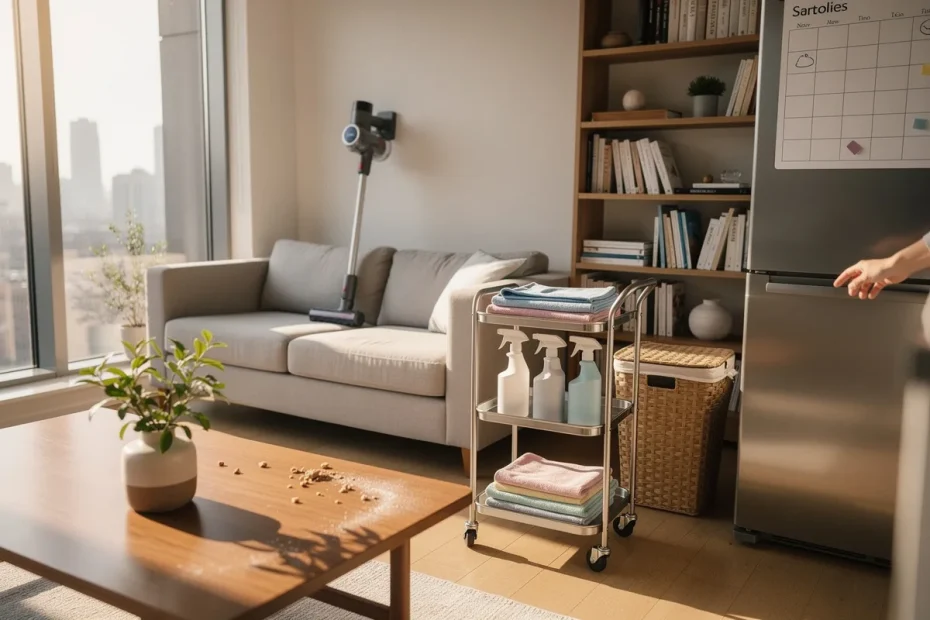 Come organizzare la pulizia di casa senza trasformarla in una maratona estenuante