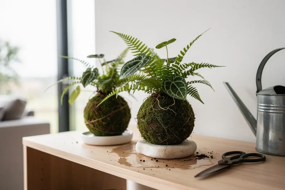 Né vaso né bonsai: che cos’è il kokedama, la tecnica giapponese delle sfere di muschio tornata di moda in casa