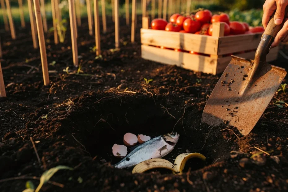 Pomodori nell’orto: l’ingrediente naturale da interrare ai piedi per un raccolto davvero spettacolare