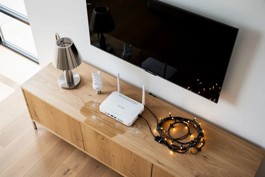Quali lampade possono influire sul segnale Wi‑Fi e cosa evitare in casa
