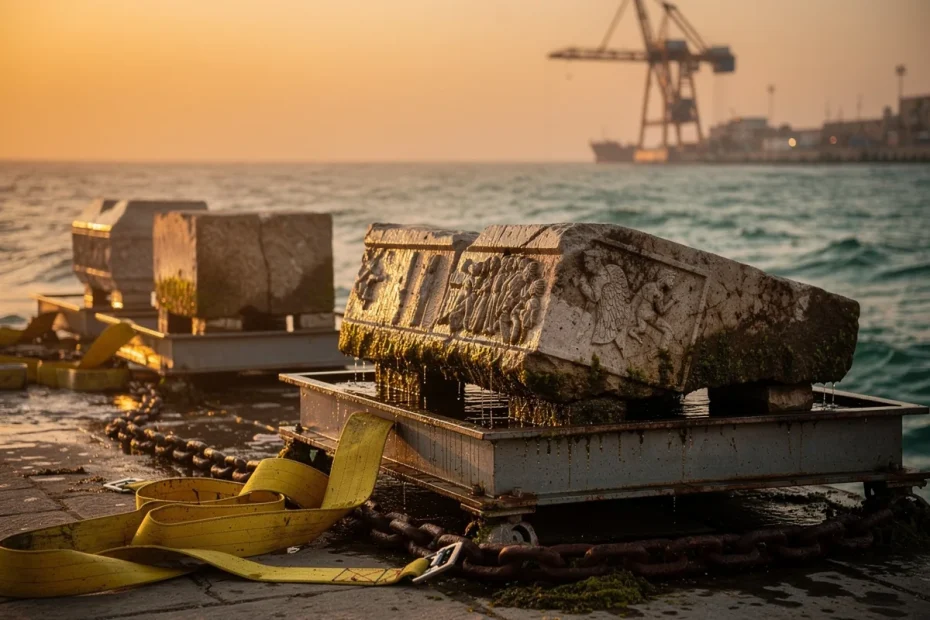 Una delle 7 meraviglie del mondo antico torna alla vita: recuperati dal fondo del mare i resti del Faro di Alessandria