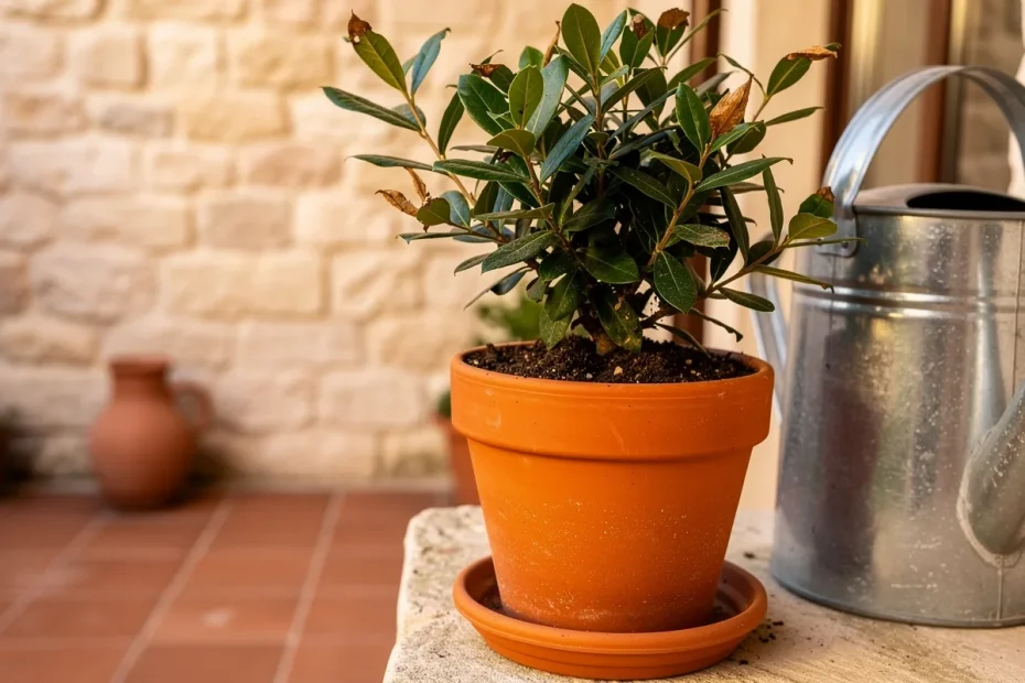 Alloro senza punte secche: il segreto dell’acqua decantata