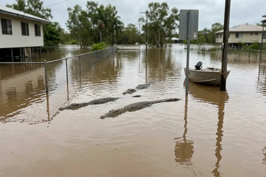 Australia, allarme coccodrilli “ovunque” nel nord del Paese dopo le recenti inondazioni