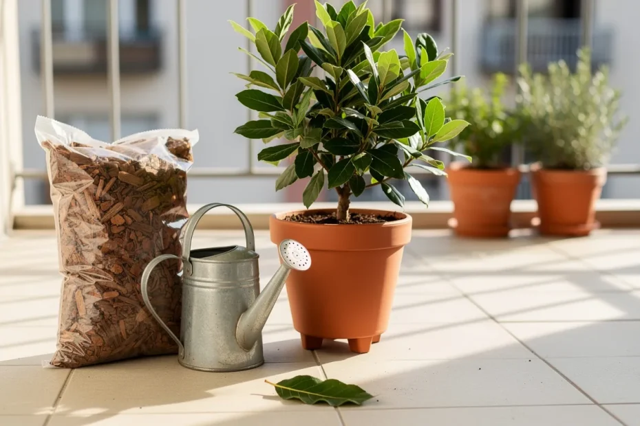 Coltivare un alloro rigoglioso sul balcone: il metodo semplice che evita foglie secche e cattivi odori