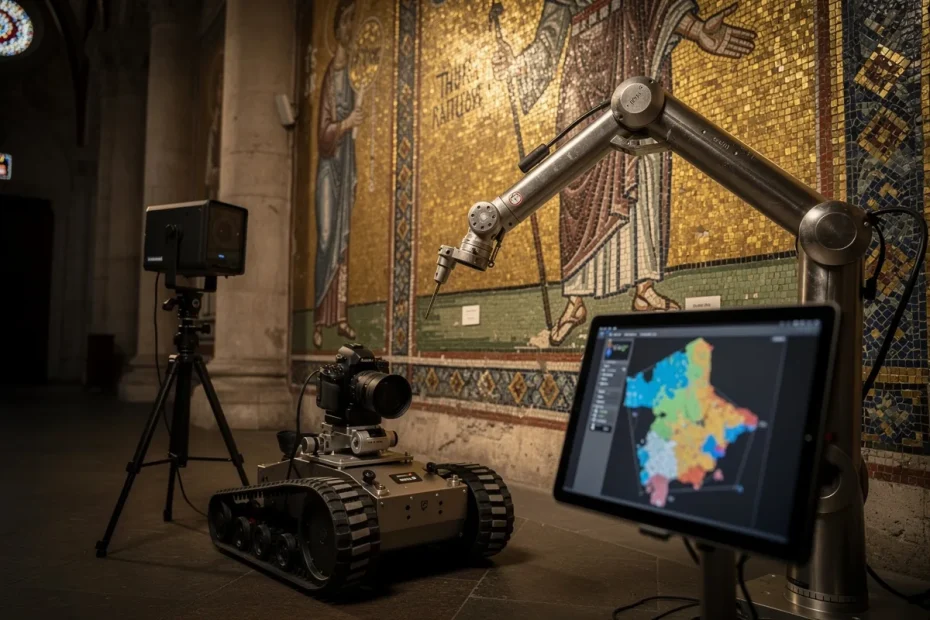 Come i robot salvano i mosaici di Ravenna: il metodo silenzioso che sta cambiando il restauro