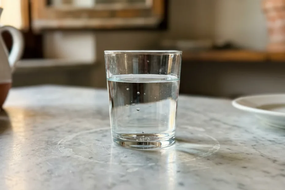 Digestione più leggera dopo i pasti: il semplice gesto dell’acqua che cambia tutto