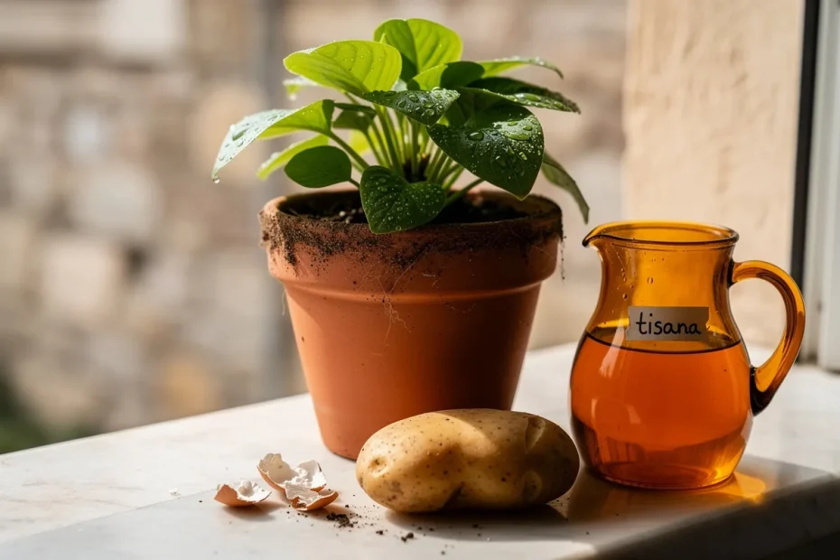 Foglie più verdi: il trucco dell’infusione leggera naturale