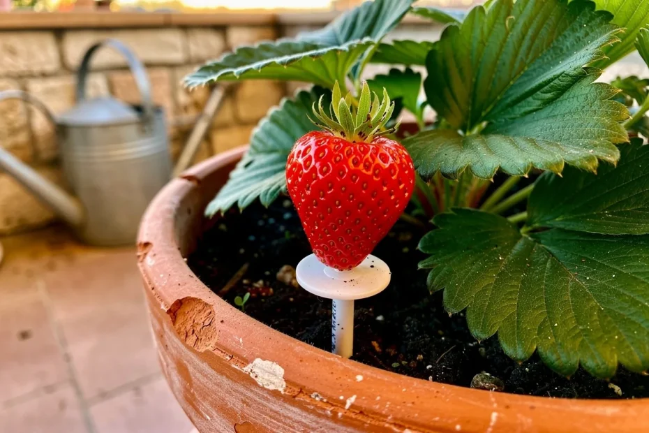 Fragole che non marciscono: il trucco del sollevamento con piccoli supporti