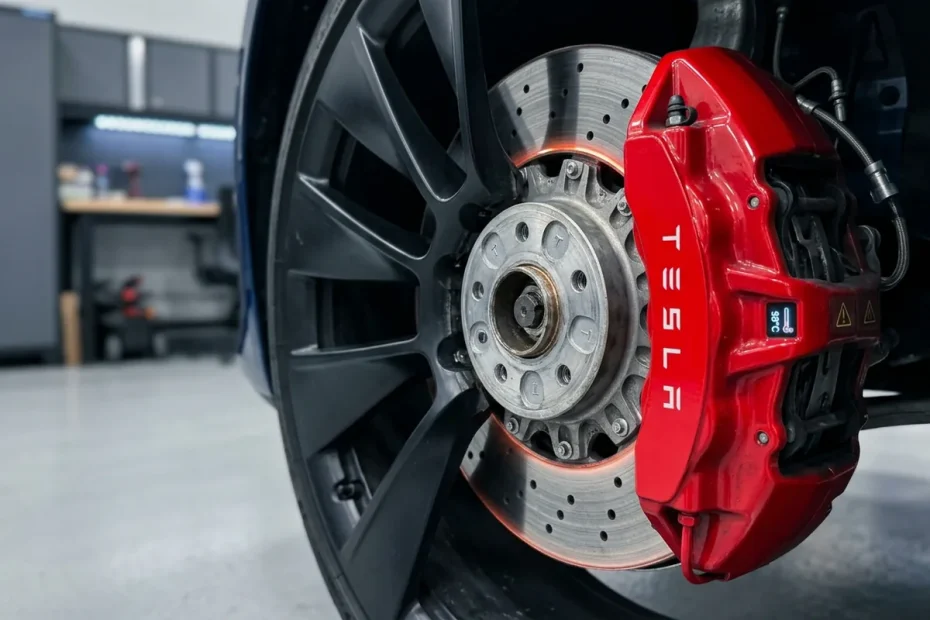 Freni auto sempre efficienti con il nuovo sistema intelligente di Tesla
