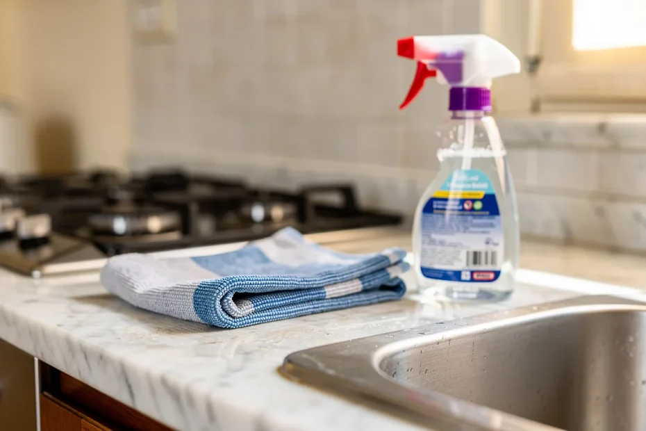 Il metodo per tenere la cucina sempre pulita senza fatica