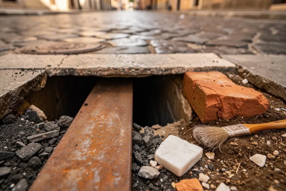 Il tunnel sotterraneo scoperto sotto una capitale europea durante lavori urbani