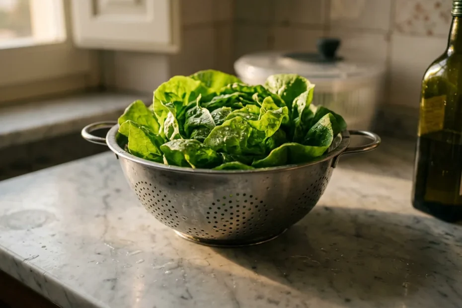 Insalata croccante per settimane: il semplice trucco della raccolta al tramonto