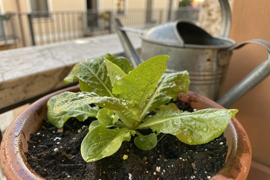 Insalata croccante più a lungo: il trucco dell’irrigazione al mattino presto