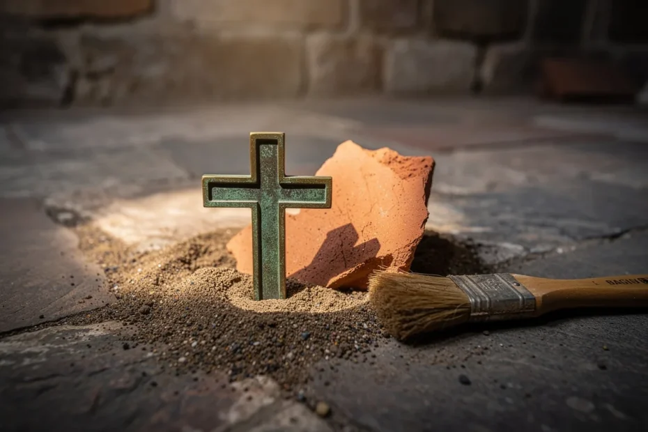 La scoperta archeologica sotto un antico monastero europeo