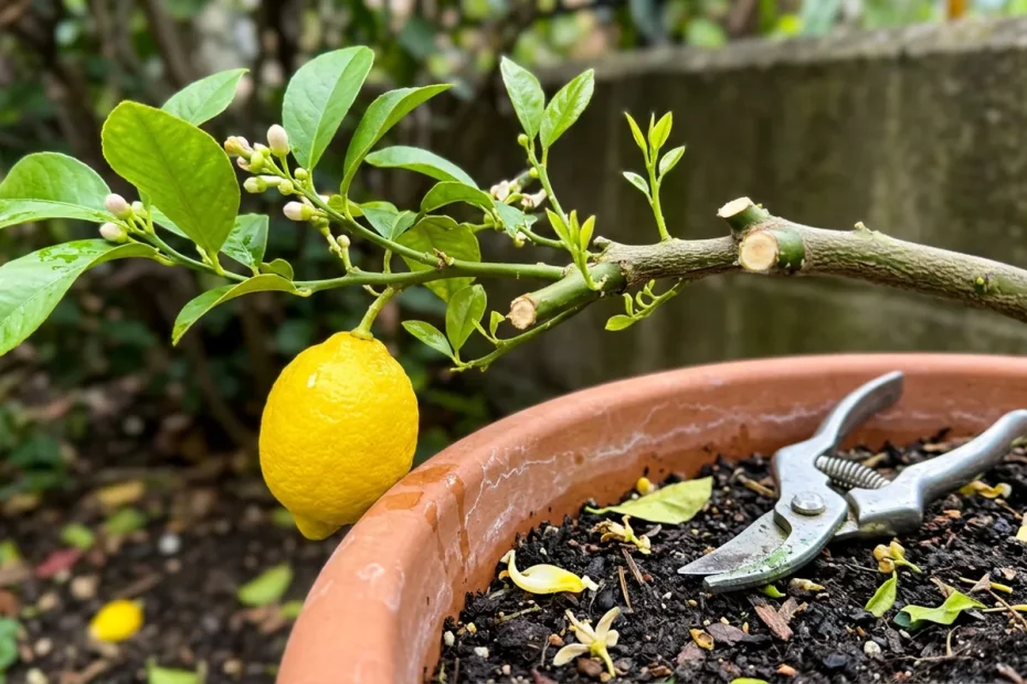Limoni più sani e carichi di frutti: il metodo semplice per potar a marzo senza danneggiare l’albero