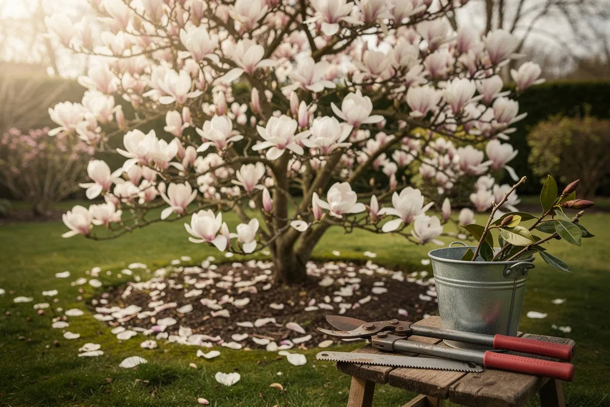 Magnolia in fiore ogni anno: il metodo semplice per una potatura che non rovina la fioritura