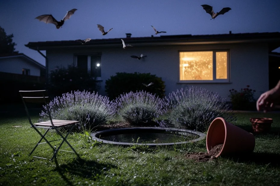 Murciélagos che volano in casa o in giardino di notte: cosa significa e perché è una buona notizia