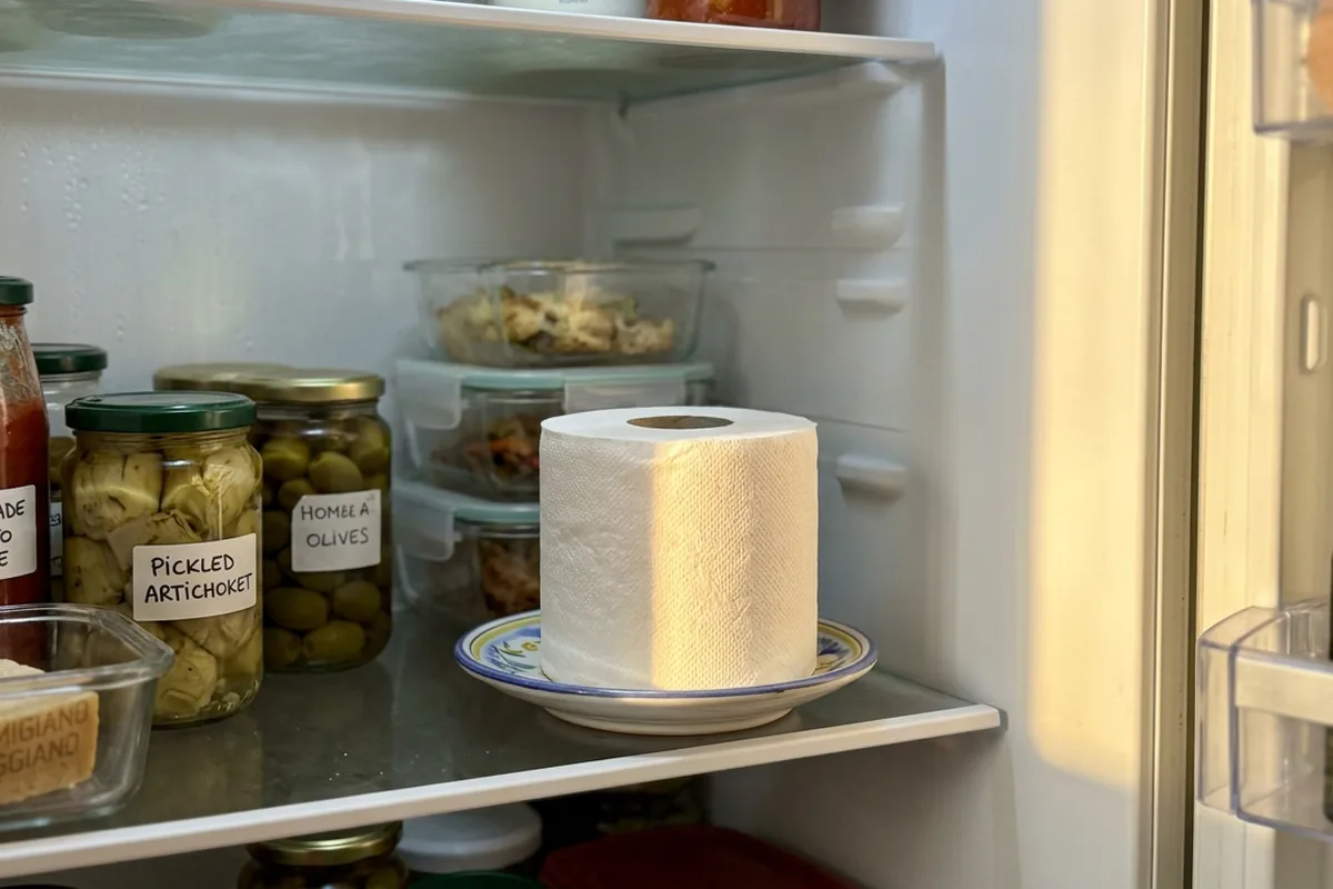 Odore di frigo addio: il trucco del rotolo di carta igienica che assorbe i cattivi odori
