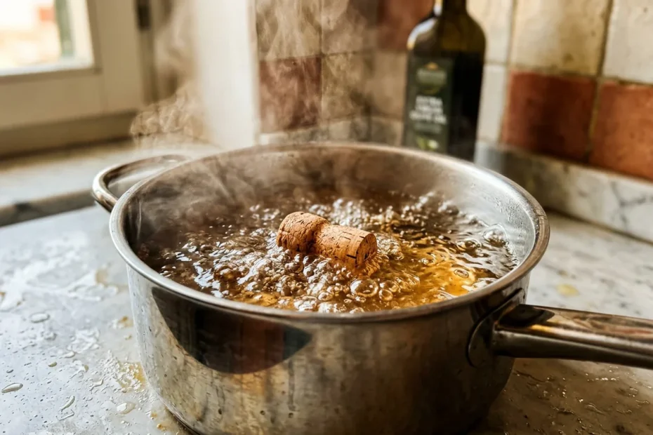 Pasta più buona e senza sprechi: il trucco del tappo di sughero in pentola