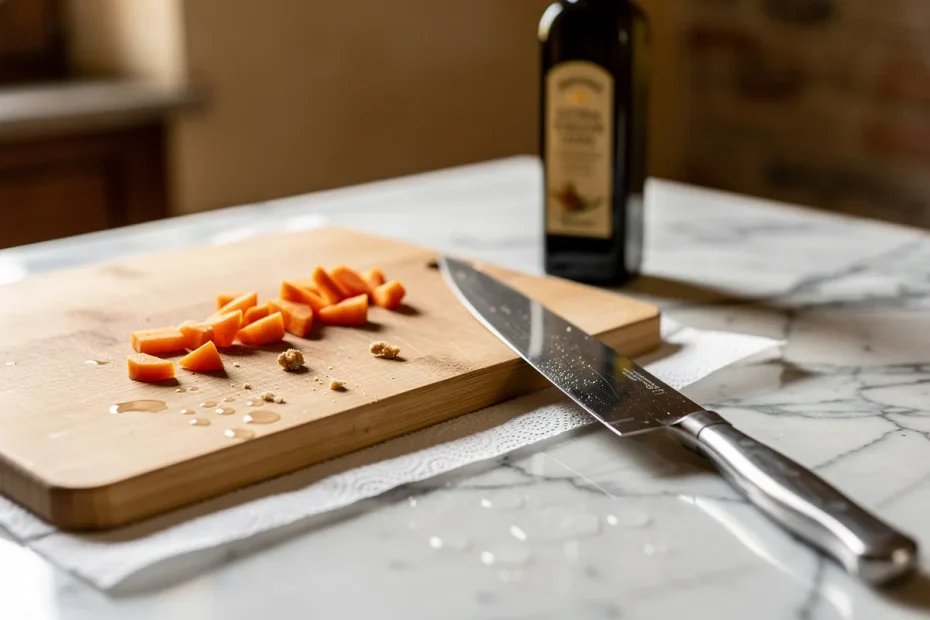 Perché mettere un foglio sotto il tagliere mentre cucini