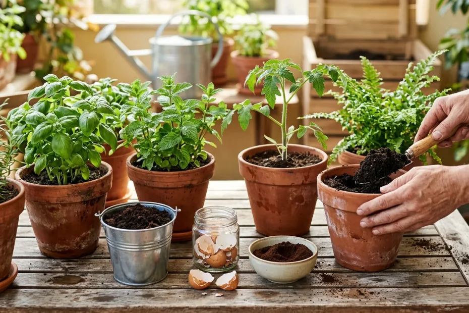 Piante più forti e rigogliose con concime naturale: il metodo semplice che funziona davvero