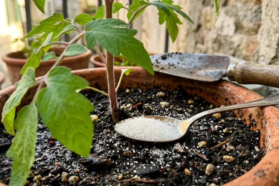 Pomodori dolcissimi senza chimica: il trucco del cucchiaio di zucchero nel terreno