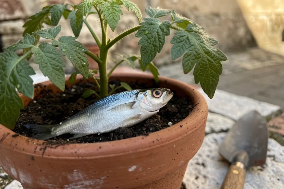 Pomodori saporiti e dolci: il segreto dei contadini è interrare una testa di sarda vicino alle radici