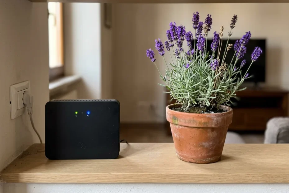 Relax immediato vicino al router: il trucco della pianta di lavanda che nessuno ti ha detto