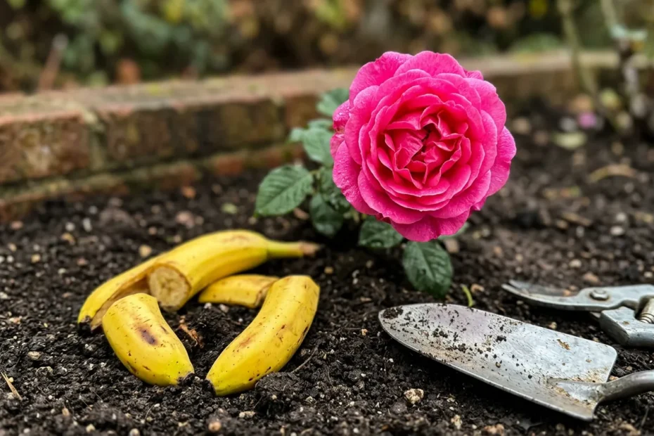 Rose più forti e fioriture esplosive: il trucco delle bucce di banana ad aprile