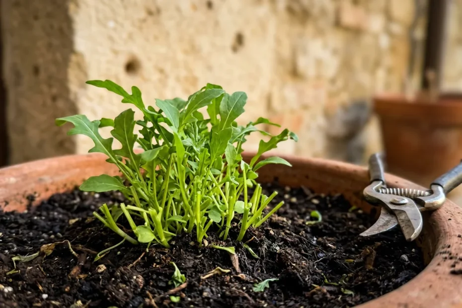 Rucola sempre tenera: il trucco semplice della raccolta continua
