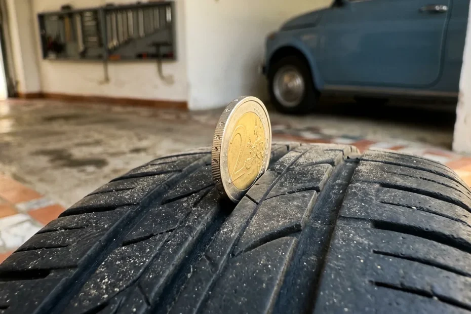 Viaggi sicuri ad aprile: il trucco della moneta da 2 euro per capire se le gomme sono da cambiare