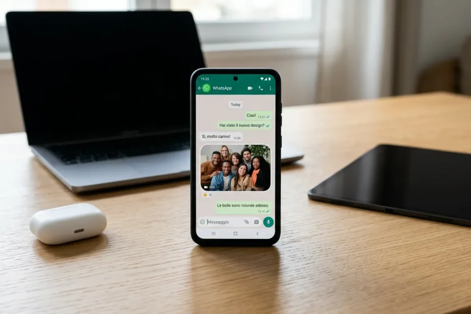 WhatsApp ha un nuovo design su Android: cosa cambia nell’estetica dell’app