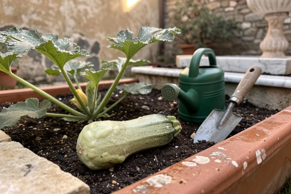 Zucchine amare e piccole? L'errore fatale durante l'innaffiatura serale che rovina il raccolto