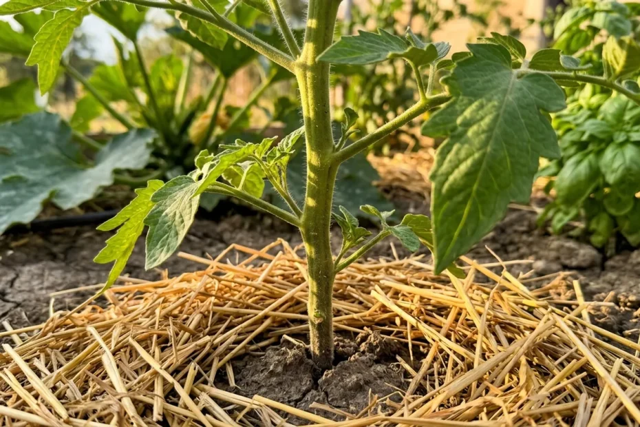 Pacciamatura nell’orto a giugno: perché può salvare pomodori, zucchine e basilico