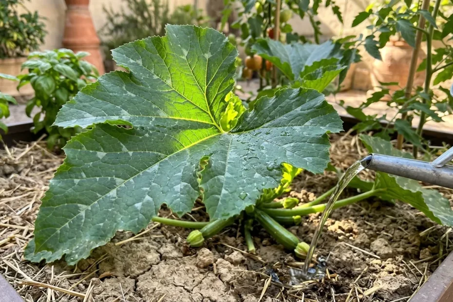 Zucchine a giugno: quando annaffiarle e cosa fare se crescono solo foglie